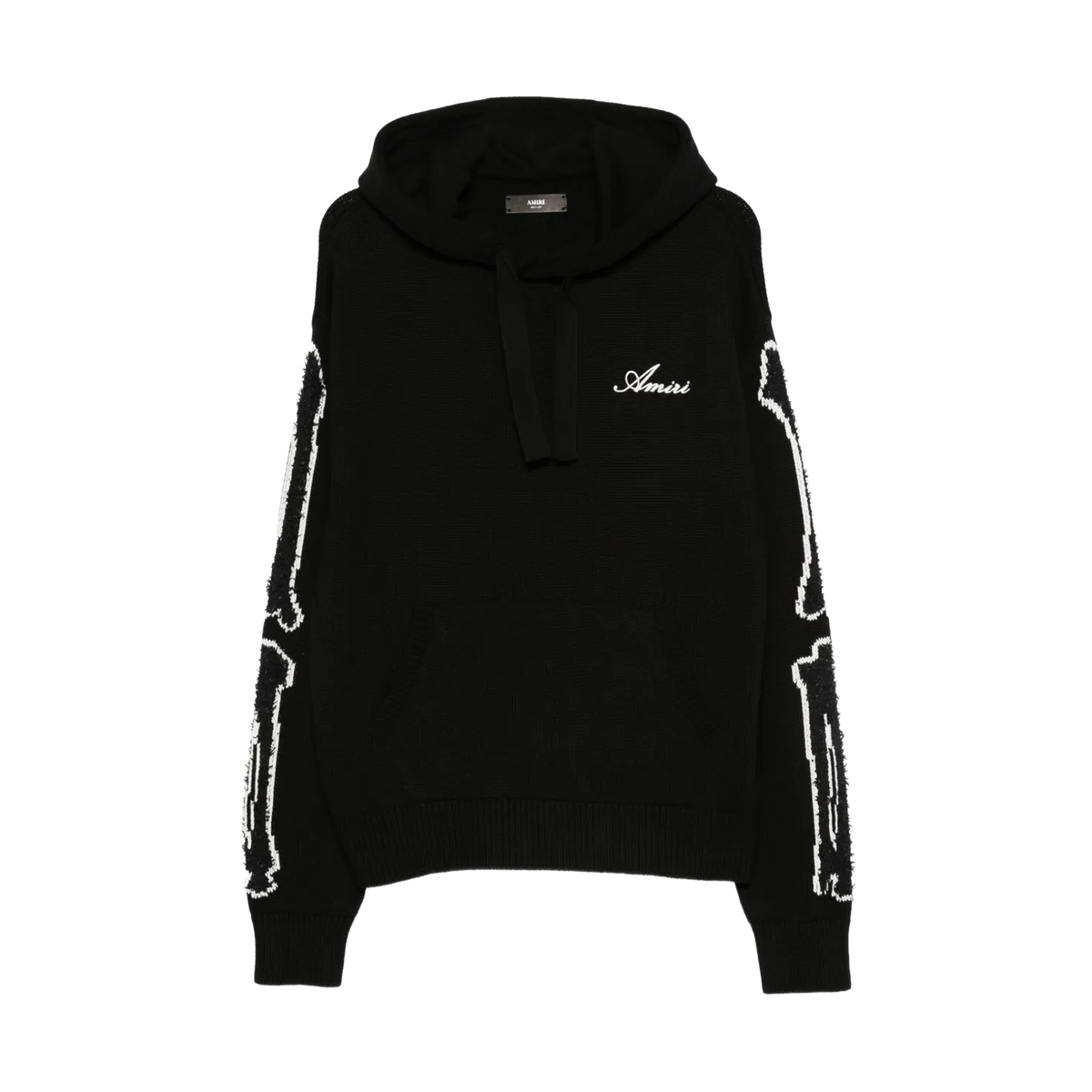 Buzo Tipo Hoodie Negro AMIRI Sweater Hoodie Black Bones