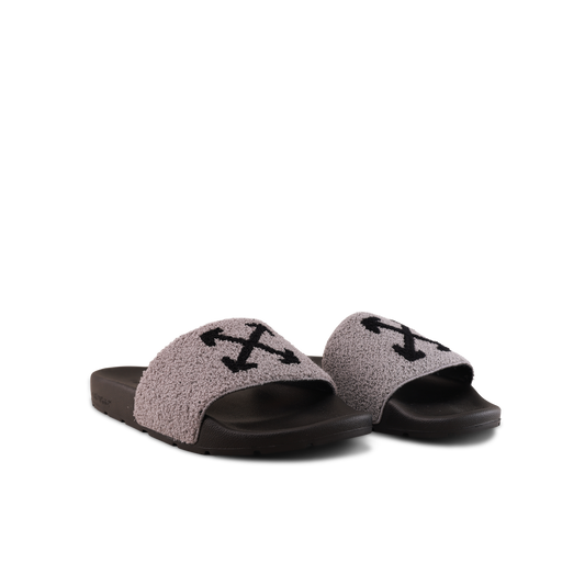 Sandalia Negro Off-White M-Arrow Terry