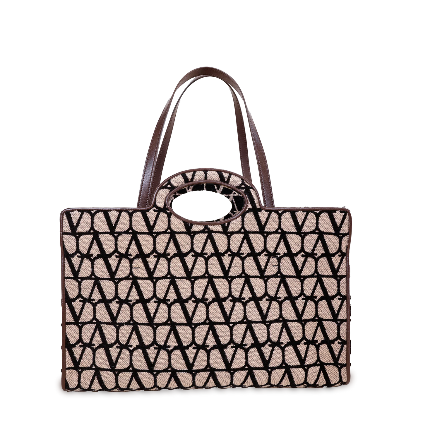 Bag Tote Beige Negro Valentino Iconographe