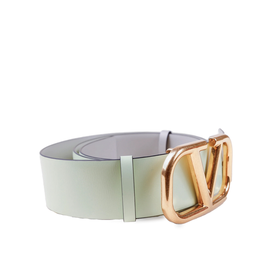 Cinturón Verde-Gris Claro Valentino Vlogo 40 mm