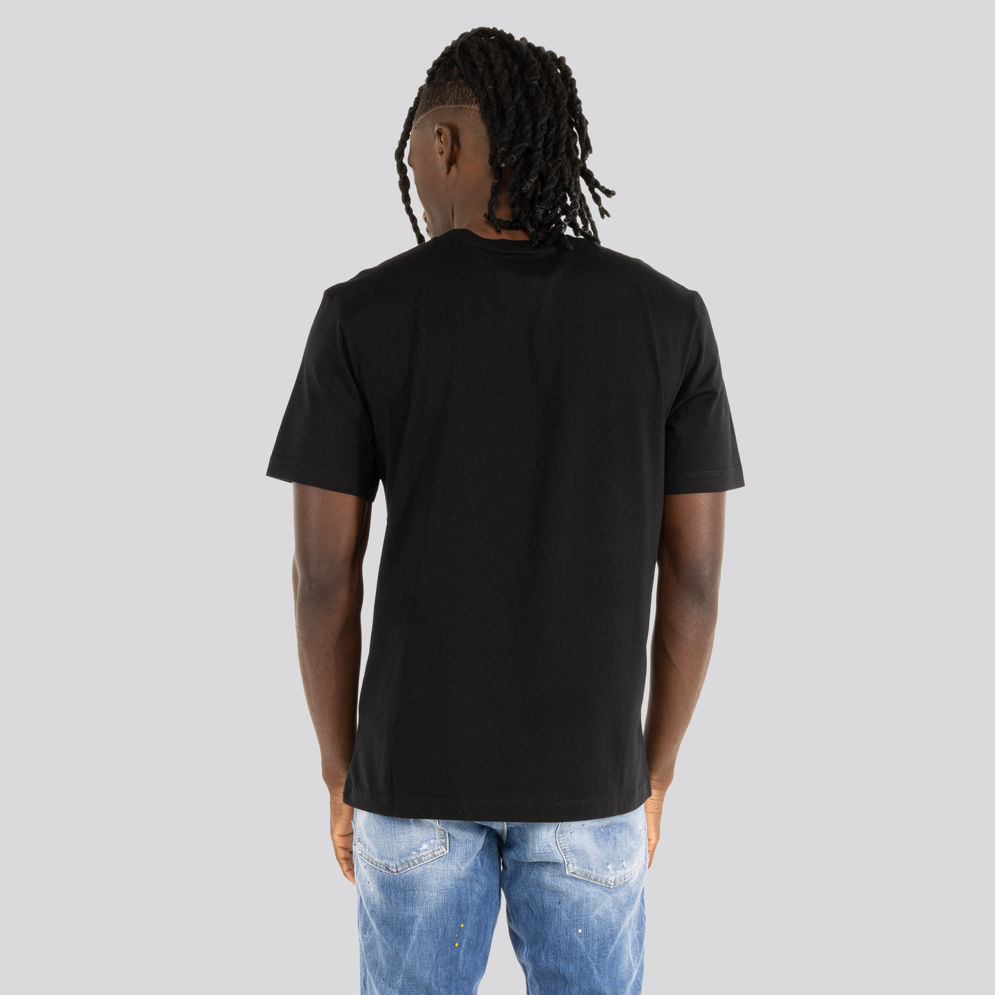 Camiseta Negra Dsquared2 Milano Chest Logo