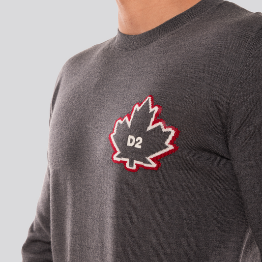 Buzo Gris Dsquared2 Leaf