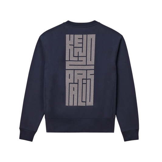 Buzo Azul Kenzo Kamon Embroidered