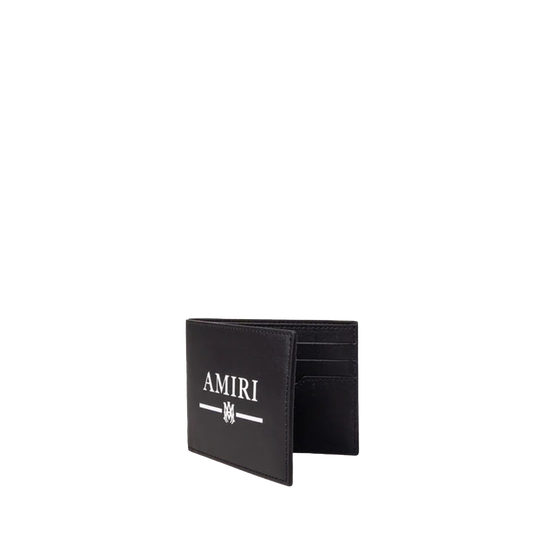 Billetera Negra AMIRI Front Logo