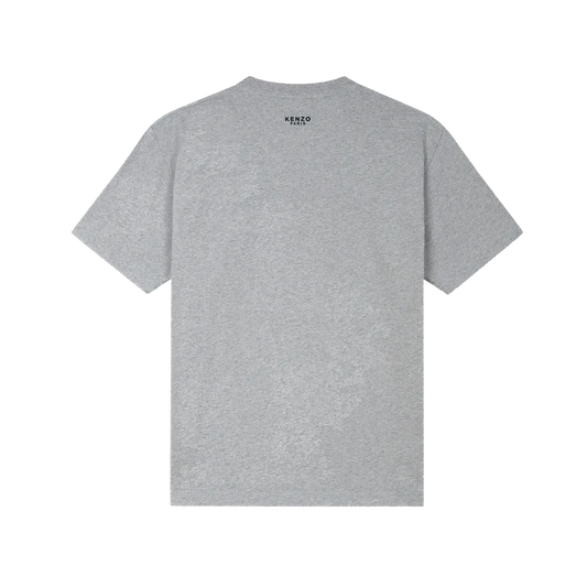 Camiseta Gris Kenzo Flower Logo