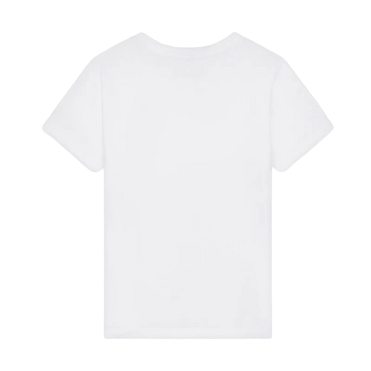Camiseta Blanca Kenzo Flower Logo