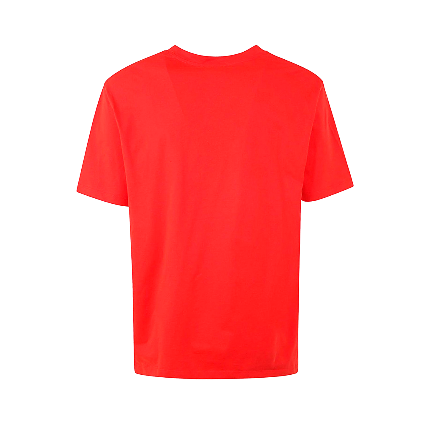 Camiseta Rojo Balmain Stitch Collar