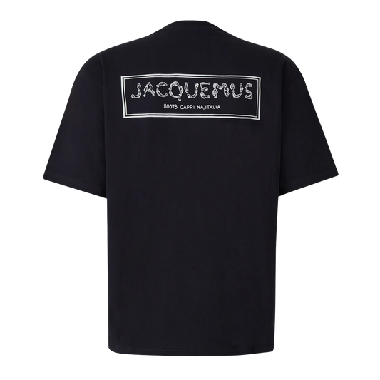 Camiseta Azul Jacquemus Le Tshirt Merù Mc
