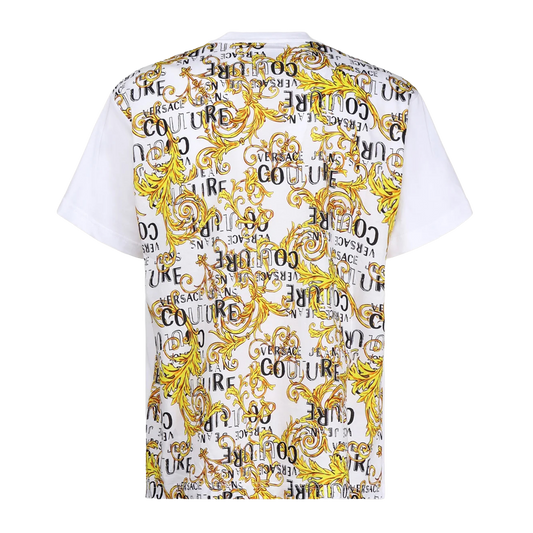 Camiseta Blanca Versace Couture Pocket Baroque