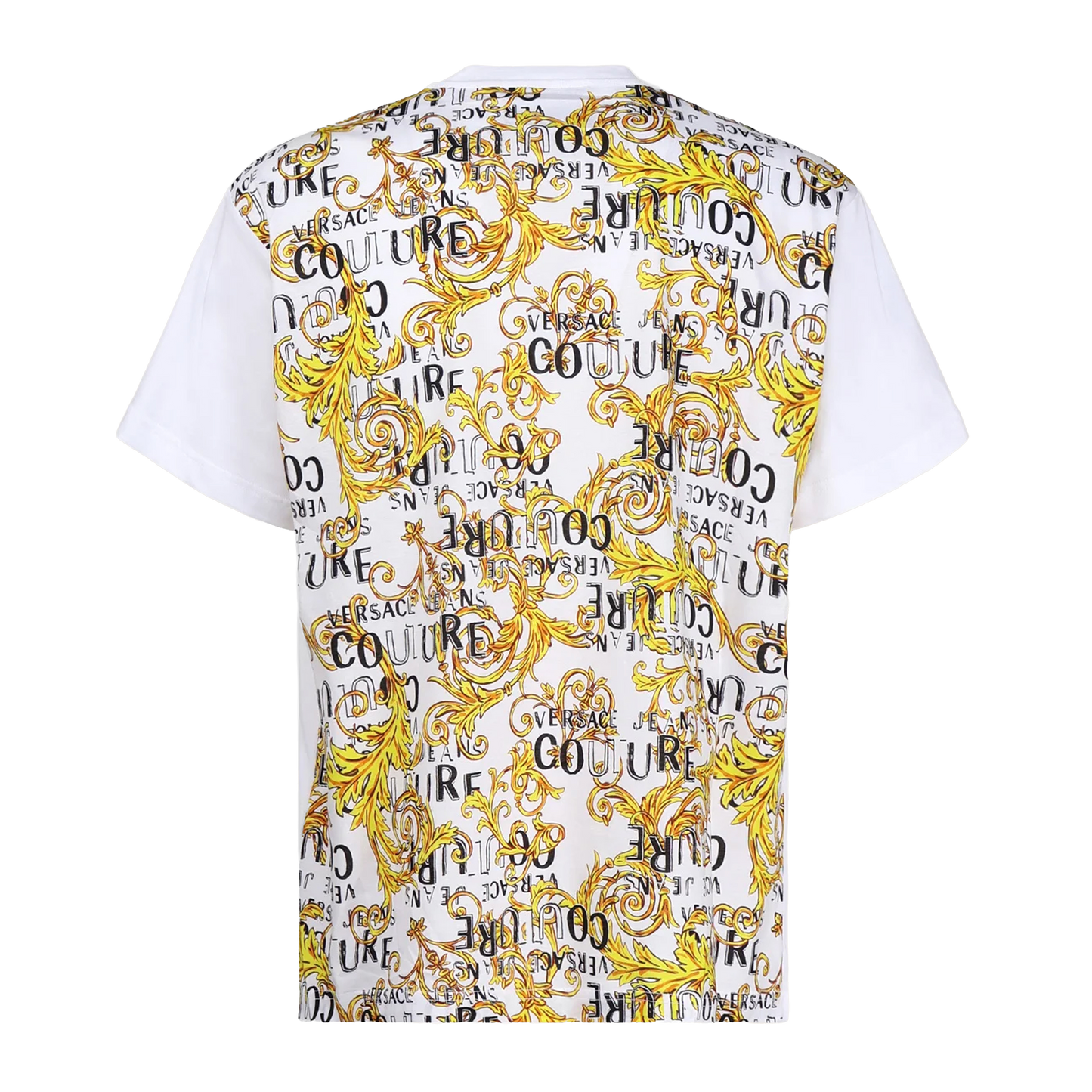 Camiseta Blanca Versace Couture Pocket Baroque