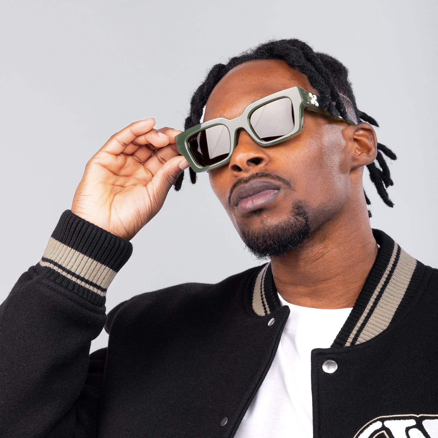 Gafas Verdes Off-White Virgil Gris Oscuro