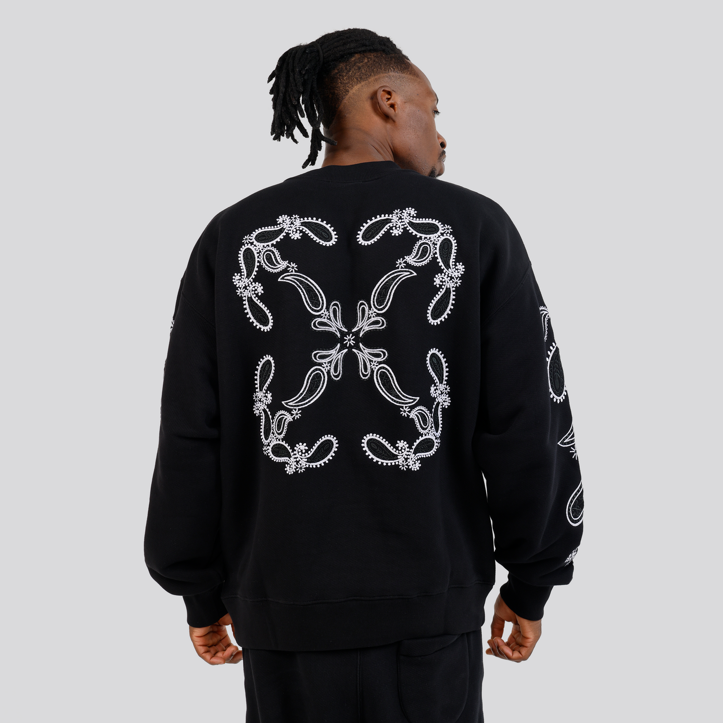 Buzo Negro Off-White Bandana