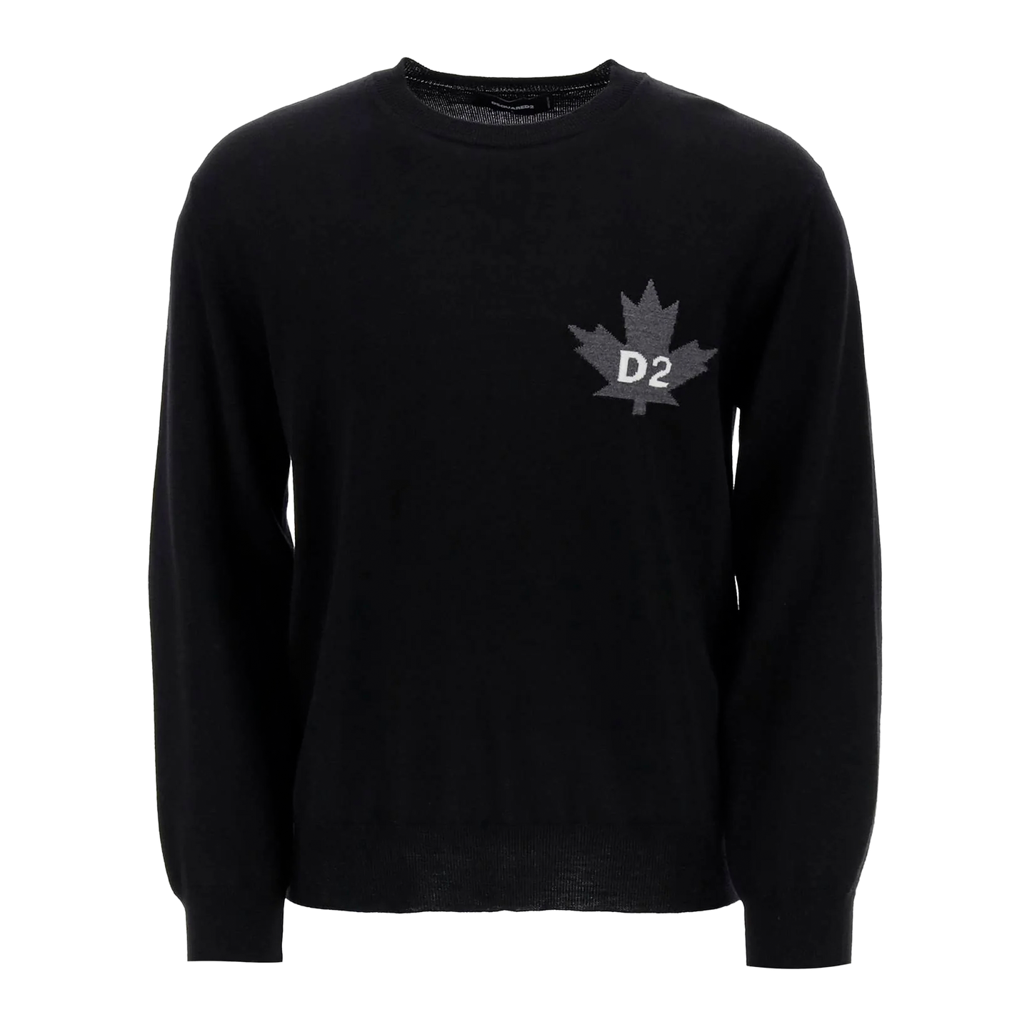 Suéter Negro Dsquared2 D2 Leaf