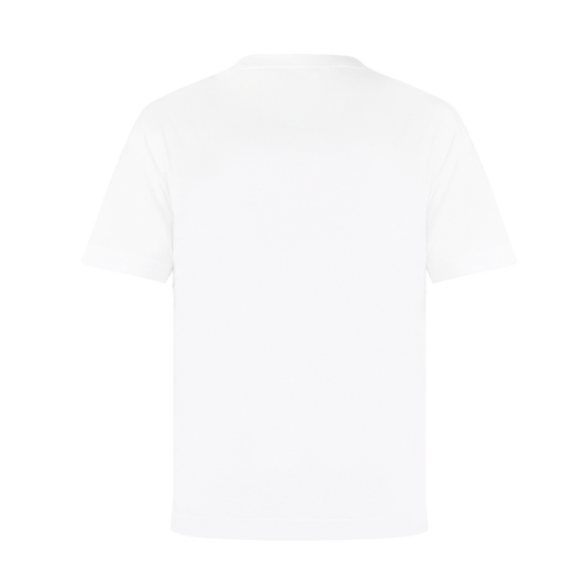 Camiseta Blanca Dsquared2 Logo Rhinestones