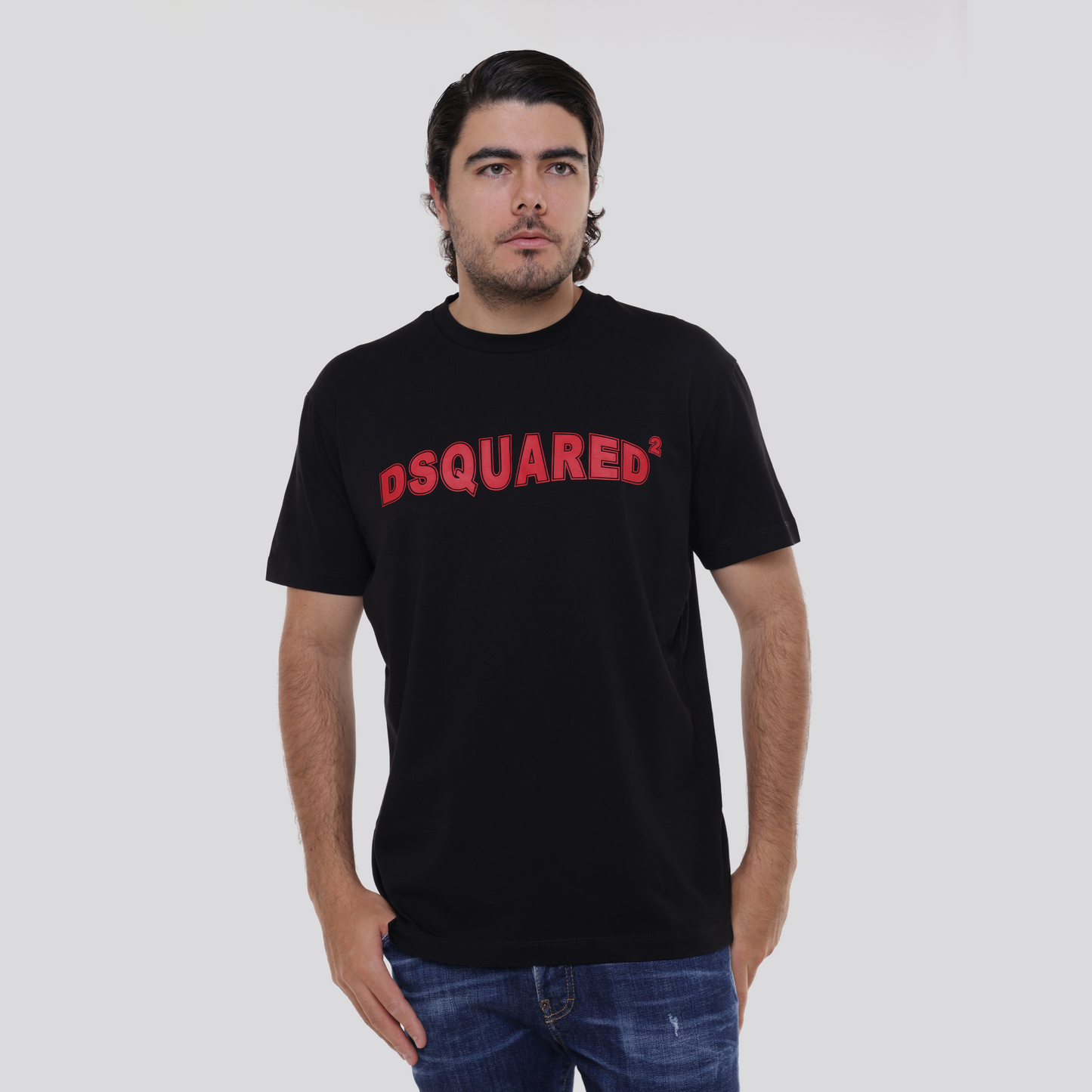 Camiseta Negra Dsquared2 Logo