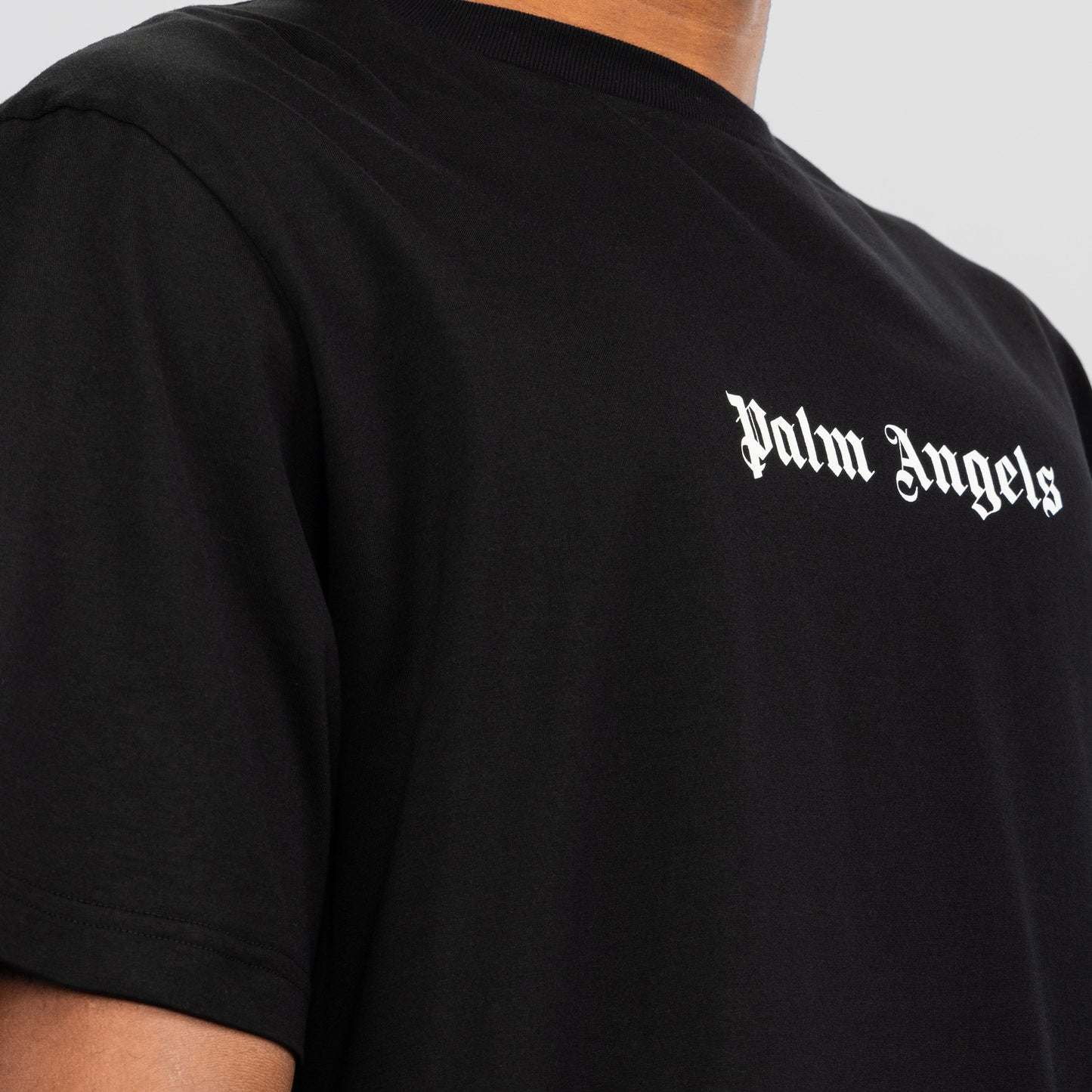 Camiseta Negra Palm Angels Classic Logo