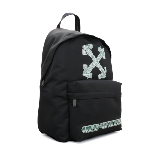Morral Negro Off-White Money Print