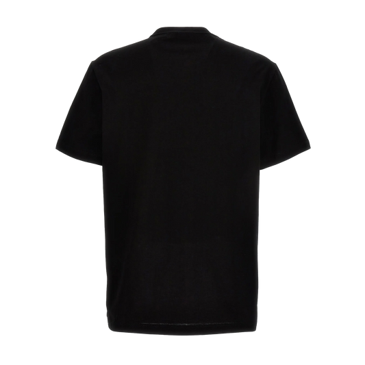 Camiseta Negra Versace Fire Medusa