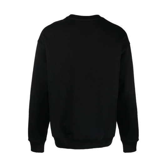 Buzo Negro Moschino Chest Logo