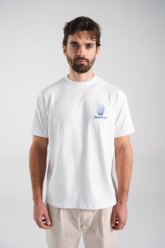 NAVIGATION WHITE CLASSIC T-SHIRT