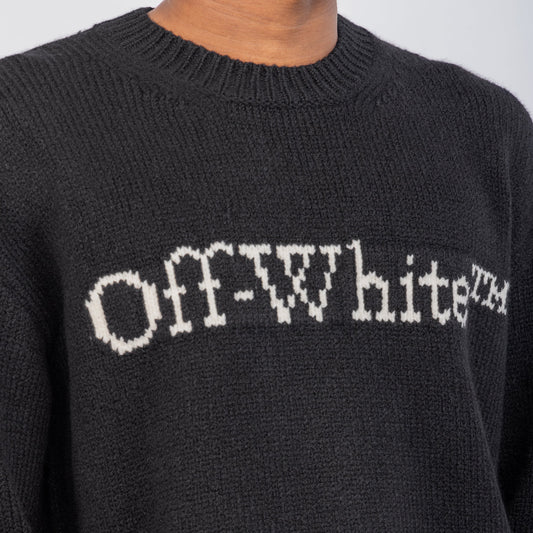 Buzo Negro Off-White Bookish Chunky