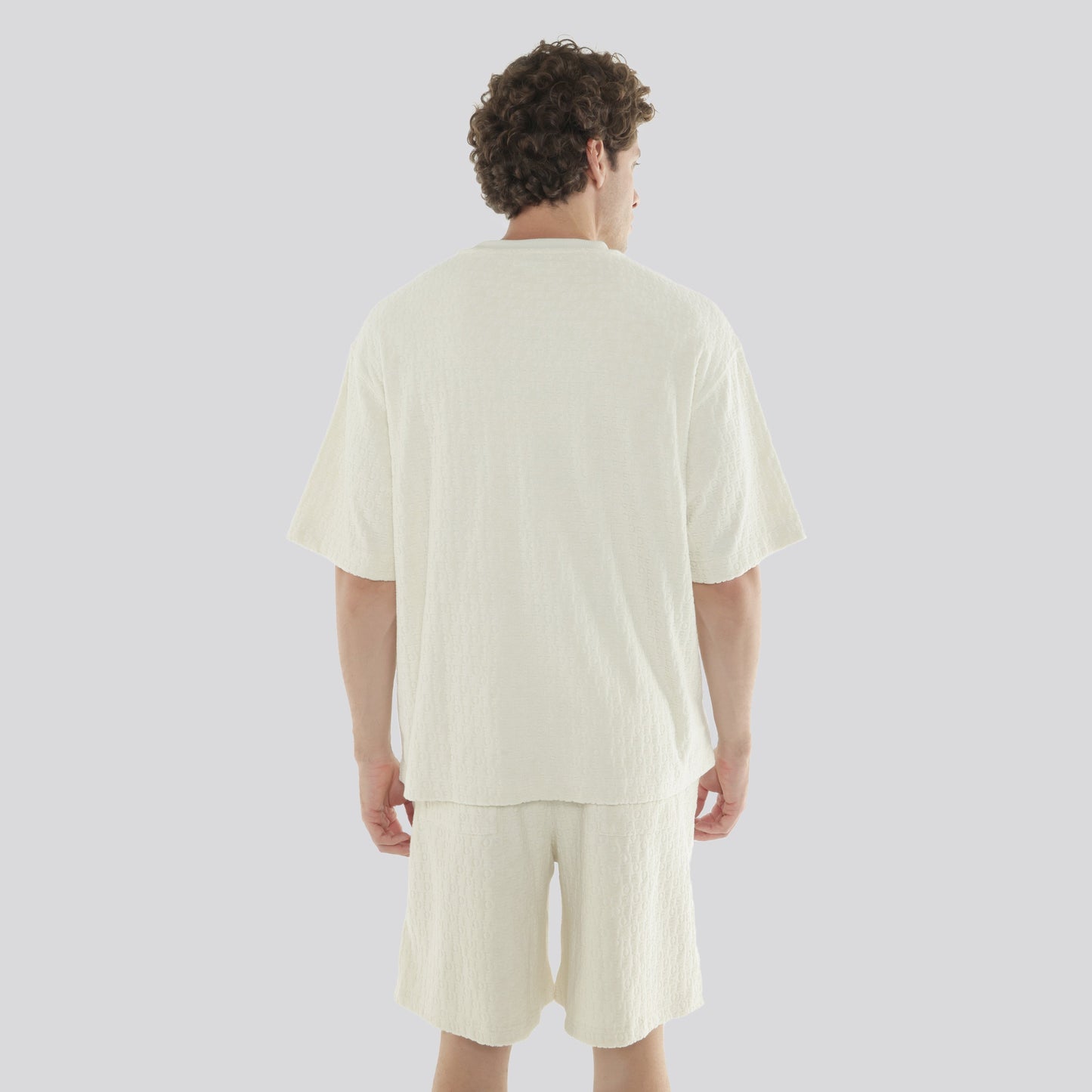 Short Beige Off White Off Monogram