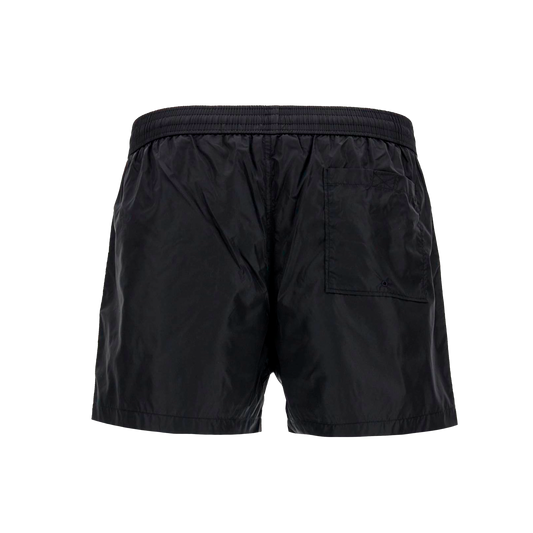 Pantaloneta Negro Off-White Rojo Off Stamp