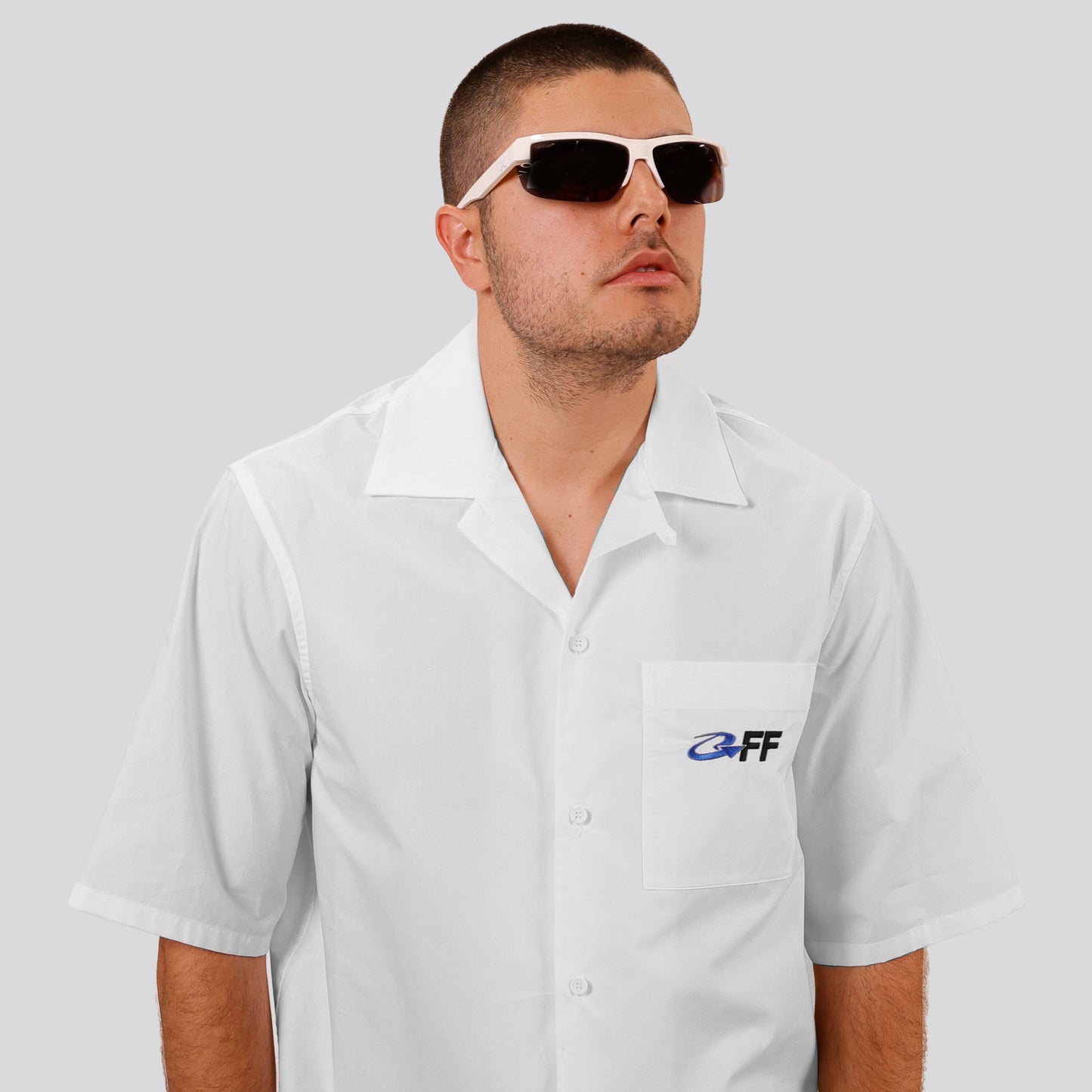 Camisa Blanca Off-White Exact Opp Holiday