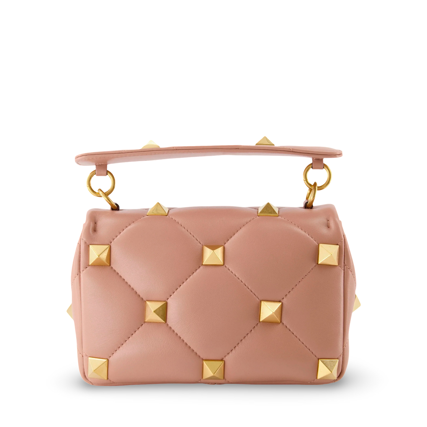 Cartera Rose Cannelle Valentino Roman Stud Bag