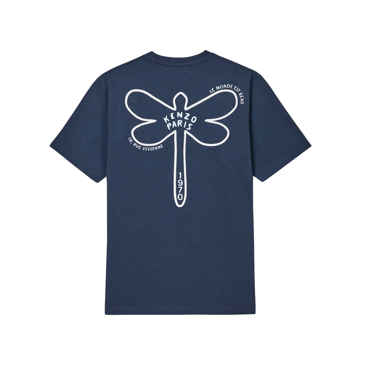 Camiseta Azul Kenzo Dragonfly