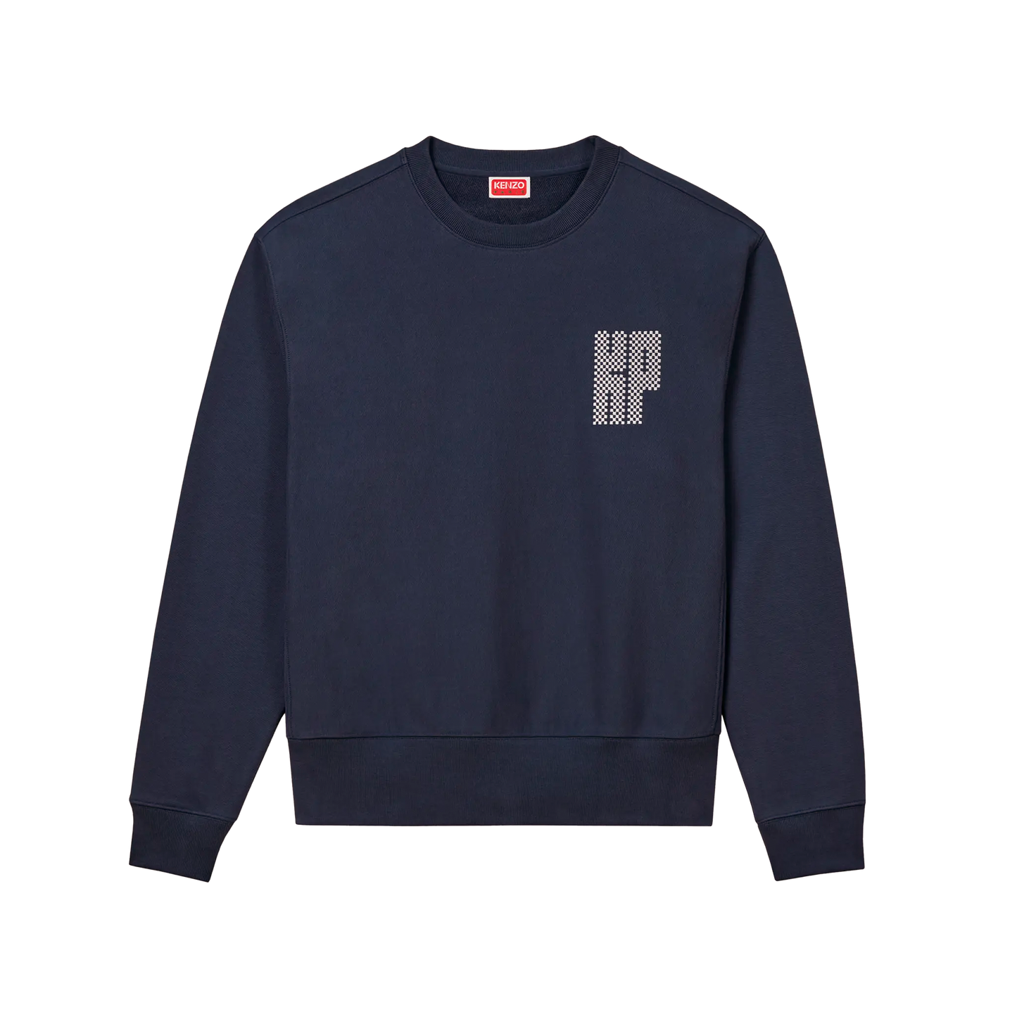 Buzo Azul Kenzo Kamon Embroidered