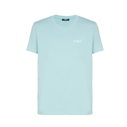 Camiseta Menta Balmain Logo