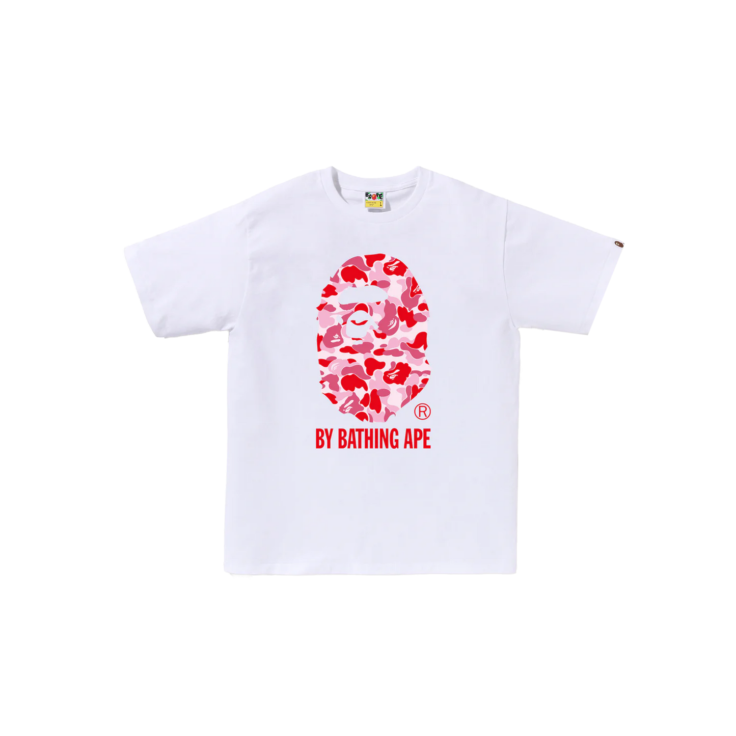 Camiseta Blanca Bape Abc Camo Big Ape Hea