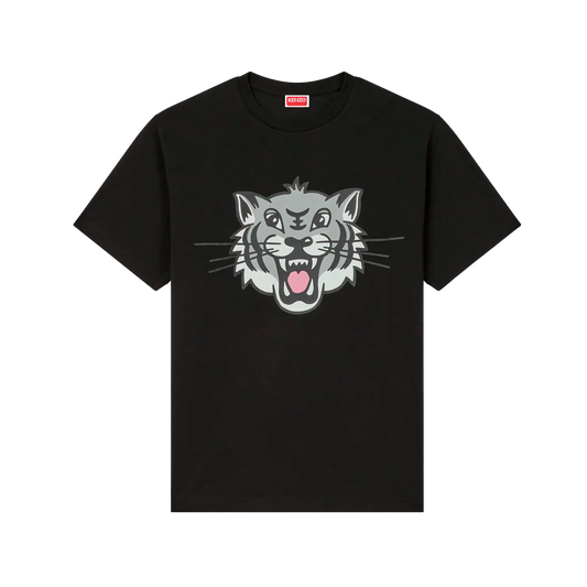 Camiseta Negra Kenzo Big Tiger