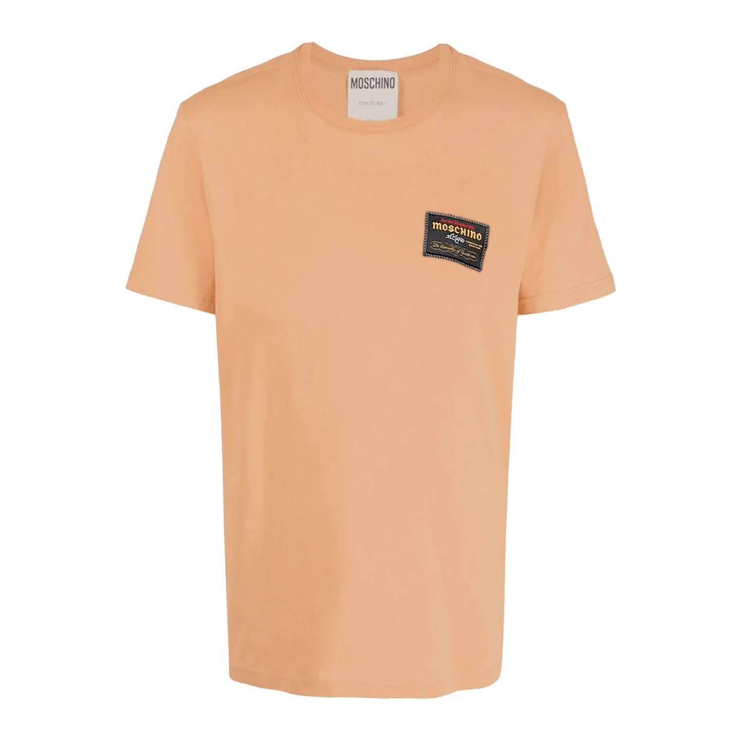 Camiseta Beige Moschino Tag