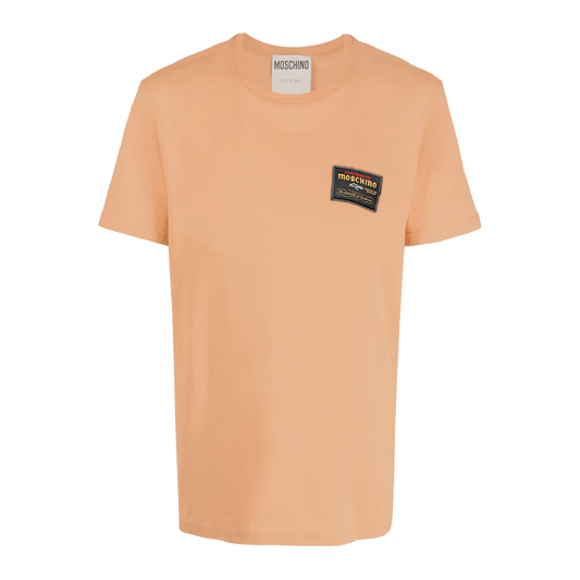 Camiseta Beige Moschino Tag
