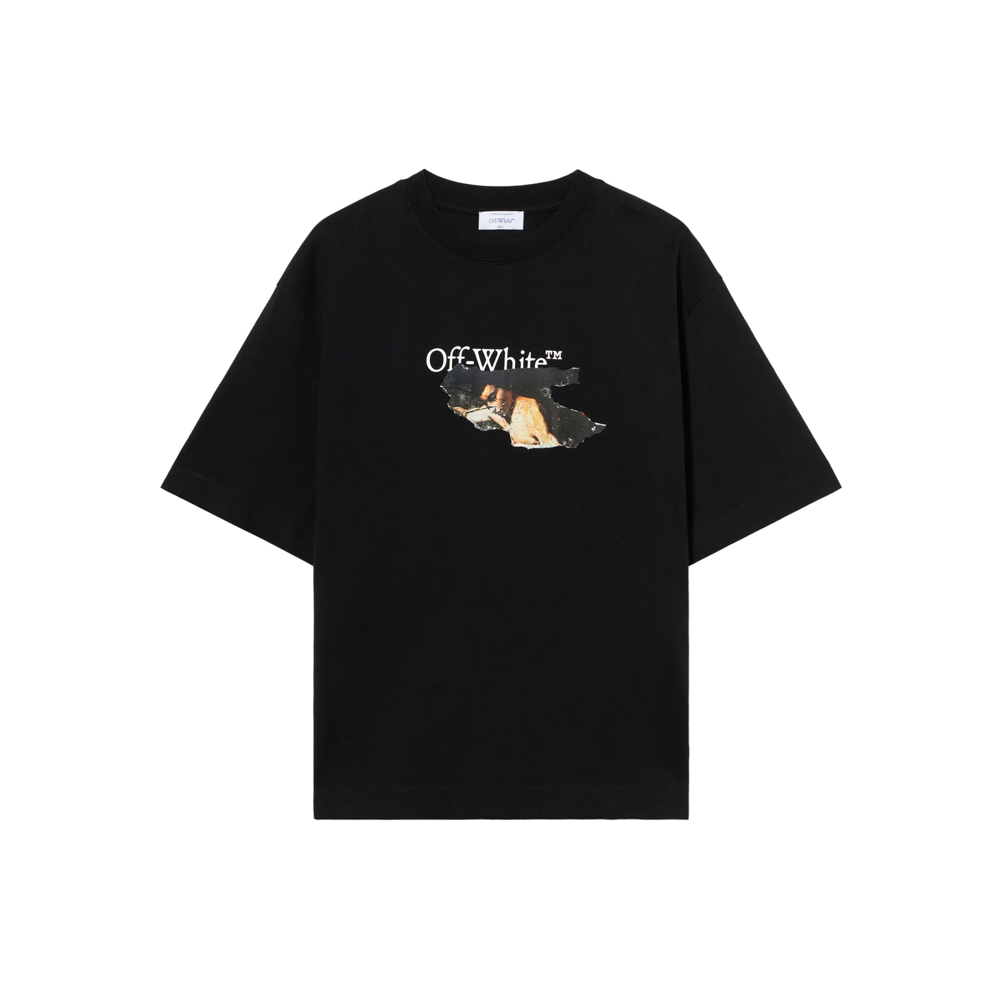 Camiseta Negra Off-White Paint Arrow