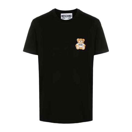 Camiseta Negra Moschino Teddy