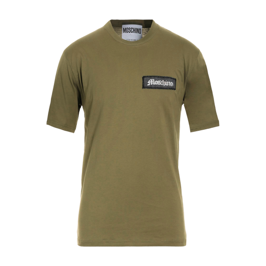 Camiseta Verde Moschino Chest Logo