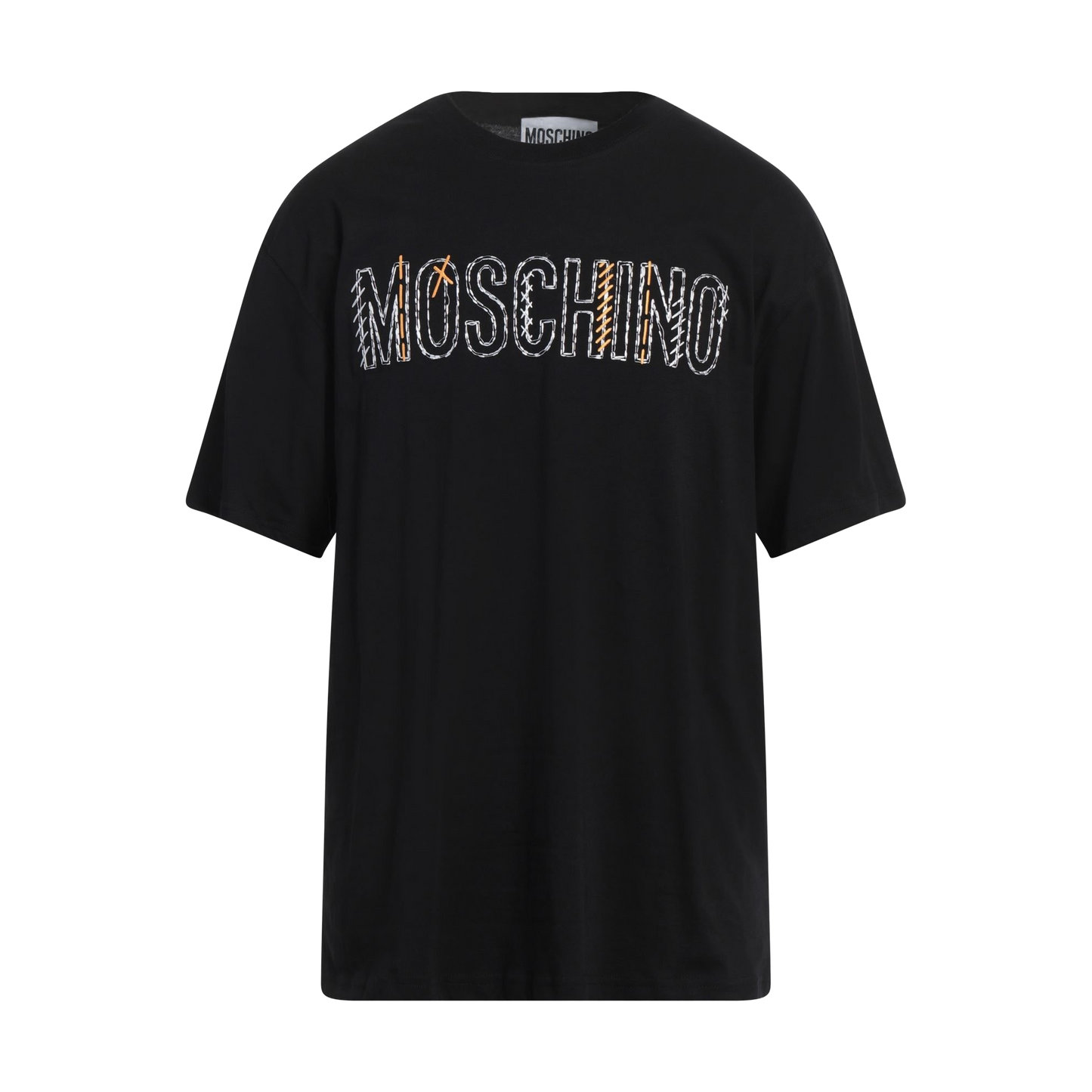 Camiseta Negra Moschino Logox