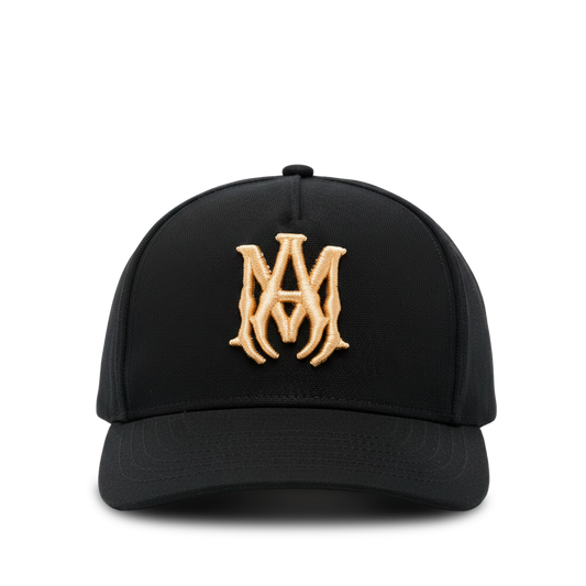 Gorra Negra AMIRI MA Logo