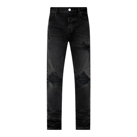 Jeans Negro AMIRI Leather Straight Mx1