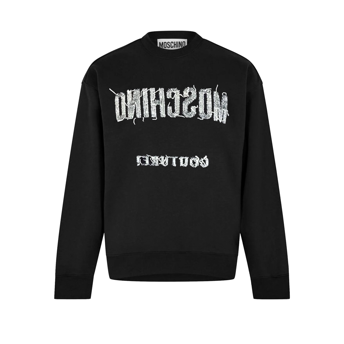 Buzo Negro Moschino Couture Embroidered