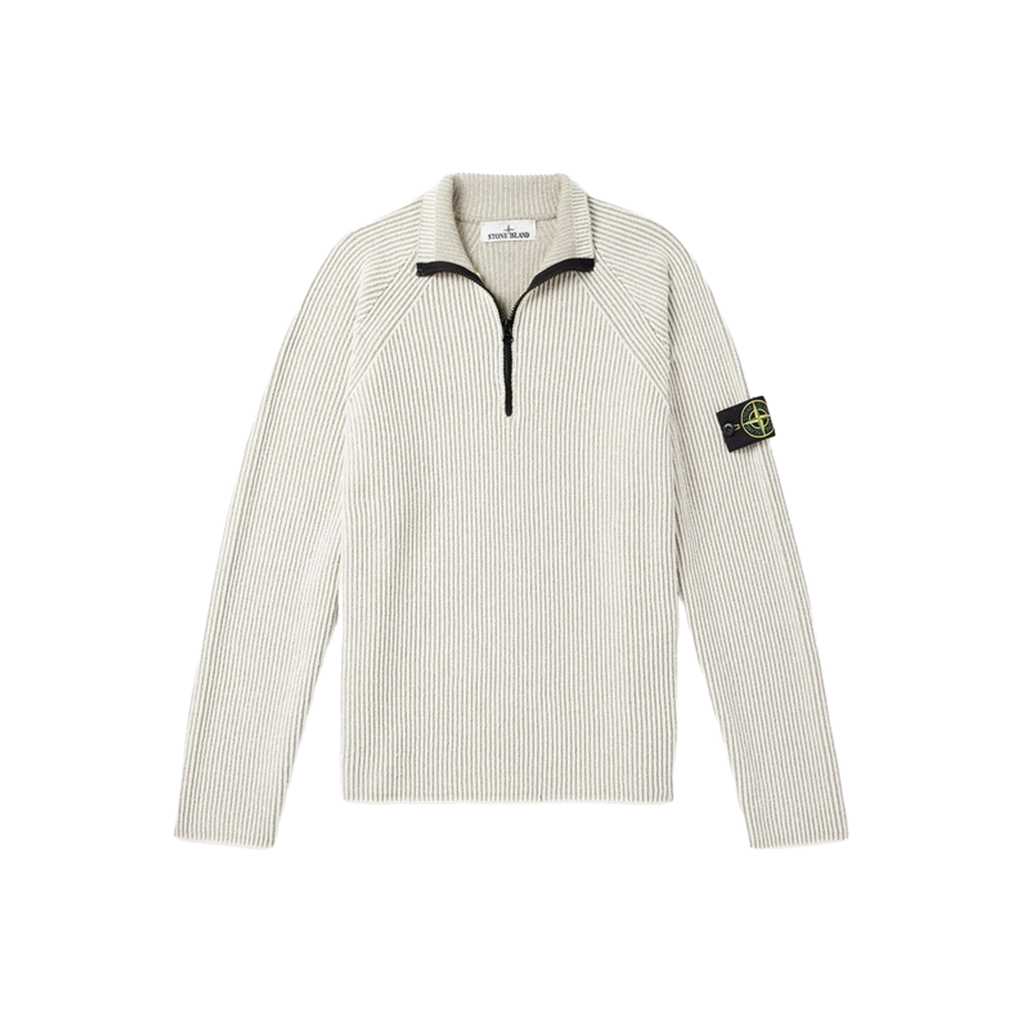 Buzo Hueso Stone Island Virgin Wool Zip