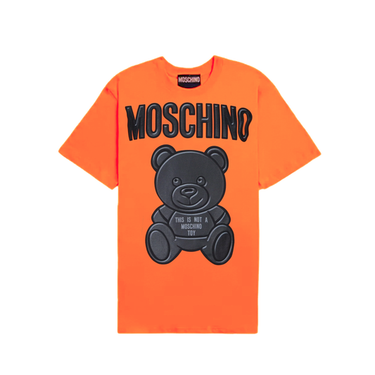 Camiseta Naranjado Moschino Big Teddy