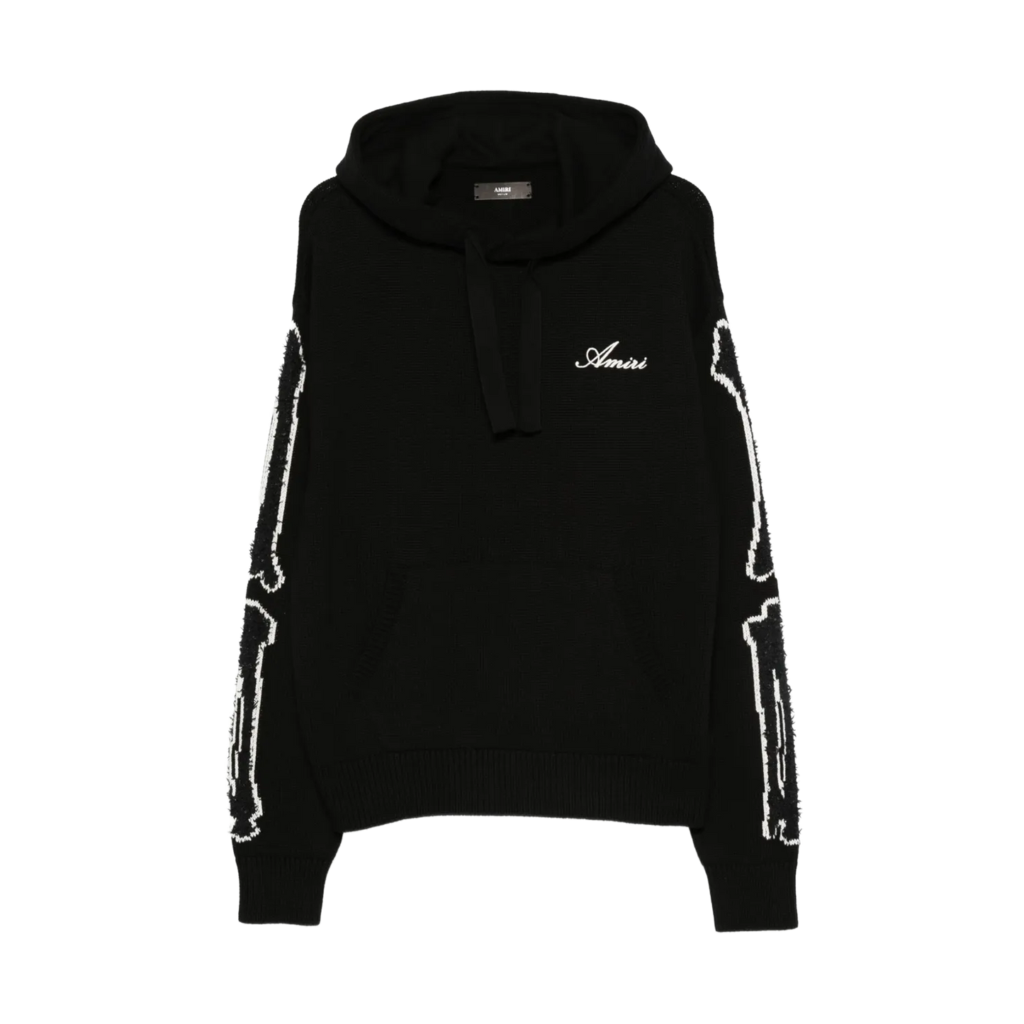 Buzo Tipo Hoodie Negro AMIRI Sweater Hoodie Black Bones