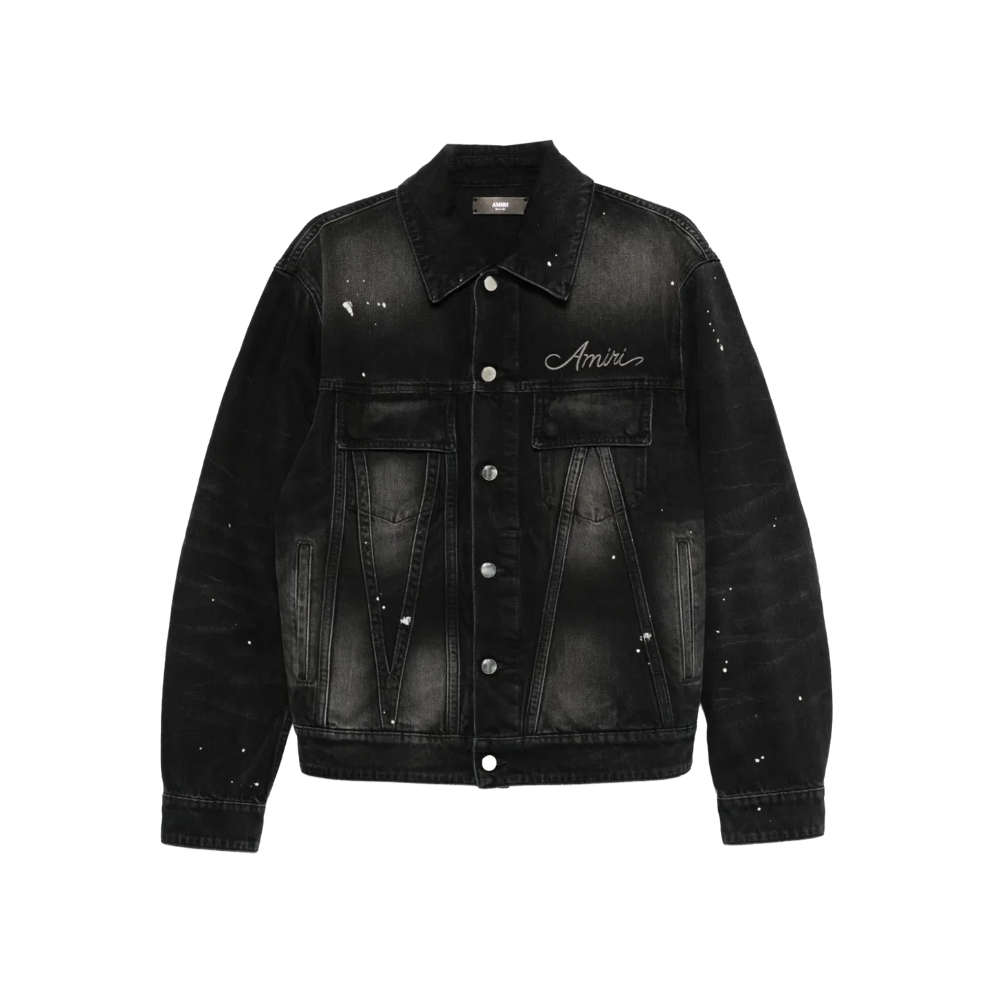 Chaqueta Negra AMIRI Bleach Bandana