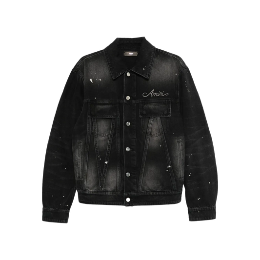 Chaqueta Negra AMIRI Bleach Bandana