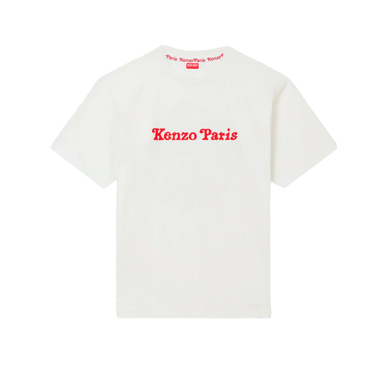 Camiseta Blanca Kenzo Paris Logo