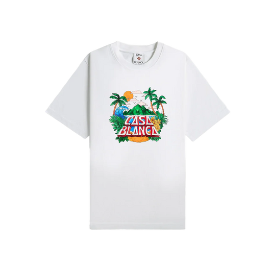 Camiseta Blanca Casablanca Casa Beach Wave